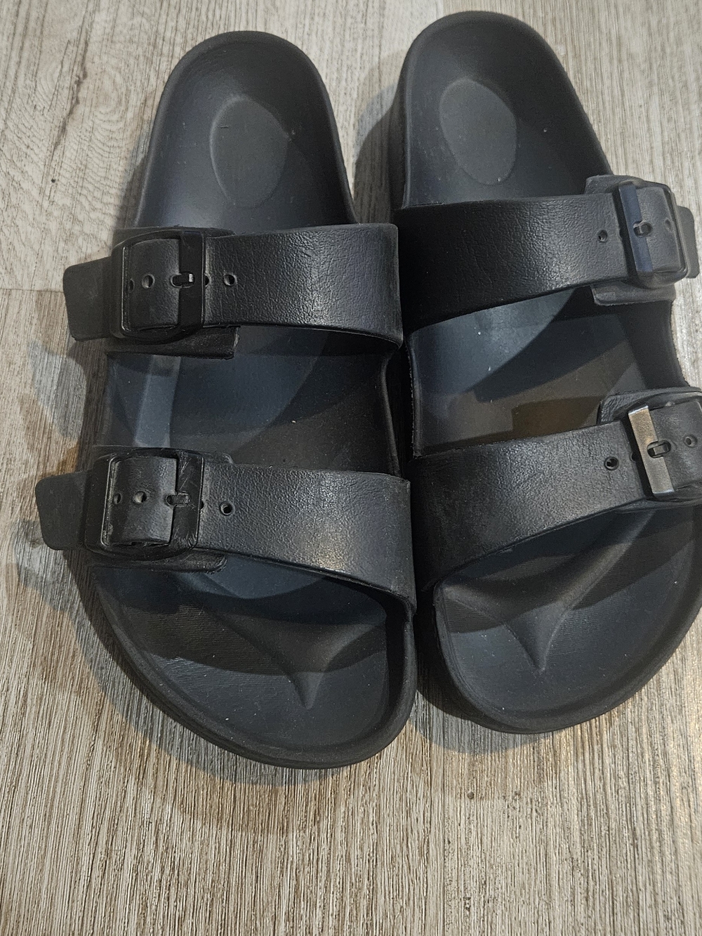 Men's Black Slides